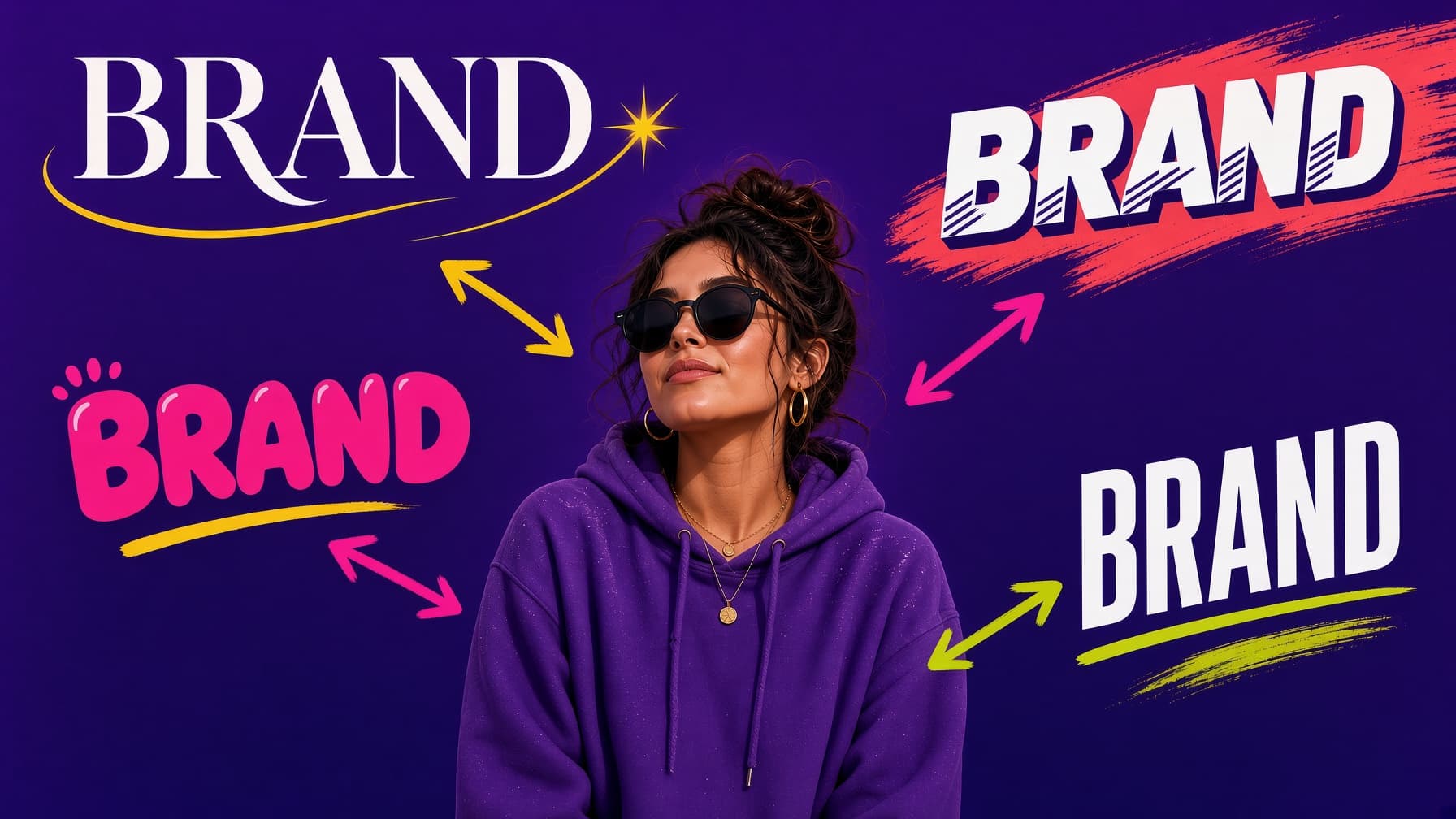 A creator surrounded by aligned brand partners